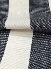 JP-5050 8/1 Selvedge Hickory Stripe[Tessile / Tessuto] Tessuto Kuwamura Sottofoto