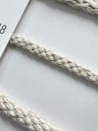 5504-18 Cordoncino Rotondo Serie Lino A Otto Fili[Cavo A Nastro] RIVER Sottofoto