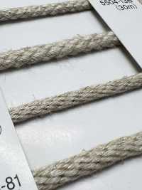 5504-80 Cordoncino Rotondo Serie Lino Kongouchi[Cavo A Nastro] RIVER Sottofoto