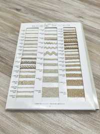 R-5505-33LL Cordoncino A Otto Capi Della Serie Linen[Cavo A Nastro] RIVER Sottofoto