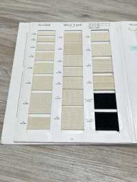 NO5502-24 Nastro Per Cintura Con Cimosa A Righe Intrecciata[Cavo A Nastro] RIVER Sottofoto