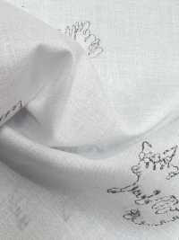 1026-648-1 60 Ricamo Da Prato Gatto[Tessile / Tessuto] HOKKOH Sottofoto