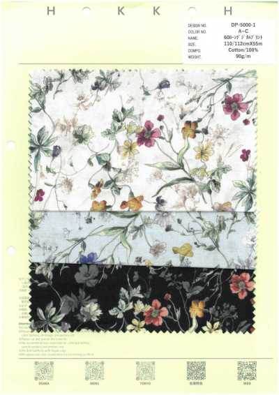 DP-5000-1 60 batista stampa digitale botanica