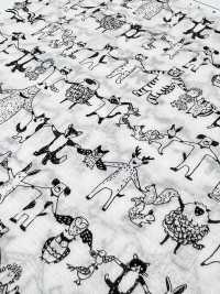 1026-625-10 60 Animali Da Tenere In Mano Sul Prato[Tessile / Tessuto] HOKKOH Sottofoto