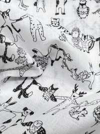 1026-625-10 60 Animali Da Tenere In Mano Sul Prato[Tessile / Tessuto] HOKKOH Sottofoto