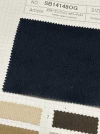 SB14148OG Velluto A Coste In Cotone Biologico 14W Di Ampia Larghezza[Tessile / Tessuto] SHIBAYA Sottofoto