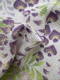 KKP2338-D-FUJINOHANA Fiore Di Glicine Futako Chirimen[Tessile / Tessuto] Uni Textile(Komon Studio) Foto secondaria