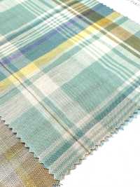 35528 80% Filo Di Cotone Biologico Lawn Madras Check[Tessile / Tessuto] SUNWELL Sottofoto