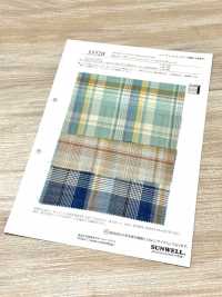 35528 80% Filo Di Cotone Biologico Lawn Madras Check[Tessile / Tessuto] SUNWELL Sottofoto