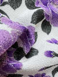 KKP2338-D-YAEZAKURA Futako Chirimen Doppio Fiore Di Ciliegio[Tessile / Tessuto] Uni Textile(Komon Studio) Foto secondaria