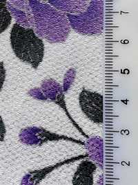 KKP2338-D-YAEZAKURA Futako Chirimen Doppio Fiore Di Ciliegio[Tessile / Tessuto] Uni Textile(Komon Studio) Foto secondaria