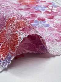 KKP2338-D-MAIZAKURA Futako Chirimen Mai Sakura[Tessile / Tessuto] Uni Textile(Komon Studio) Foto secondaria