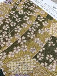 KKP2338-D-TAKARA Collezione Del Tesoro Di Futako Chirimen[Tessile / Tessuto] Uni Textile(Komon Studio) Foto secondaria