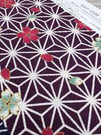 KKP2338-D-ASANOHA Collezione Del Tesoro Di Futako Chirimen[Tessile / Tessuto] Uni Textile(Komon Studio) Foto secondaria