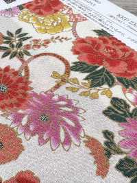 KKP2338-DHM-85 Chirimen Chirimen®[Tessile / Tessuto] Uni Textile(Komon Studio) Foto secondaria