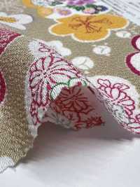 KKP2338-DHM-86 Chirimen Chirimen®[Tessile / Tessuto] Uni Textile(Komon Studio) Foto secondaria