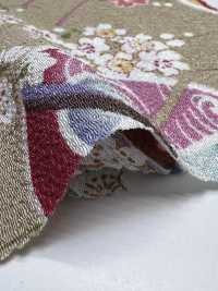 KKP2338-DHM-100 Chirimen Chirimen®[Tessile / Tessuto] Uni Textile(Komon Studio) Foto secondaria