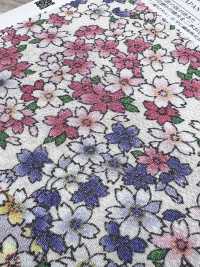 KKP2338-DJ-523A Chirimen Chirimen®[Tessile / Tessuto] Uni Textile(Komon Studio) Foto secondaria