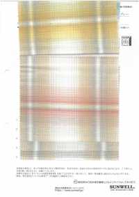 35527 Cotone Biologico Tinto In Filo/lino/ramie Lawn Pallido Ombre[Tessile / Tessuto] SUNWELL Sottofoto