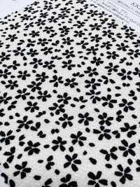 KKP3338-D1131 Futako Chirimen Tempesta Di Neve In Fiore Di Ciliegio[Tessile / Tessuto] Uni Textile(Komon Studio) Foto secondaria