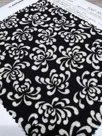 KKP3338-D-KIKUZKS Crisantemi Futako Chirimen[Tessile / Tessuto] Uni Textile(Komon Studio) Foto secondaria