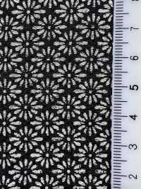 KKP3338-D-KIKUBISHI Futako Chirimen Kikubishi[Tessile / Tessuto] Uni Textile(Komon Studio) Foto secondaria