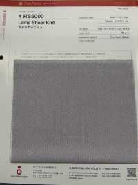RS5000 ラメ シアー ニット[Tessile / Tessuto] Suncorona Oda Sottofoto