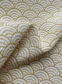 KKP3338-D-SEIKAIHA Futako Chirimen Seigaiha[Tessile / Tessuto] Uni Textile(Komon Studio) Foto secondaria