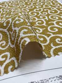 KKP3338-D-KARAKUSA Modello Arabesco Futako Chirimen[Tessile / Tessuto] Uni Textile(Komon Studio) Foto secondaria