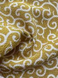 KKP3338-D-KARAKUSA Modello Arabesco Futako Chirimen[Tessile / Tessuto] Uni Textile(Komon Studio) Foto secondaria