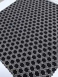 KKP3338-D-KAGOME Futako Chirimen Kagome Komon[Tessile / Tessuto] Uni Textile(Komon Studio) Foto secondaria