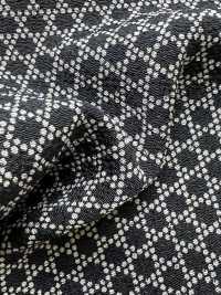 KKP3338-D-KAGOME Futako Chirimen Kagome Komon[Tessile / Tessuto] Uni Textile(Komon Studio) Foto secondaria