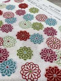 KKP2338-D-HAIKARA Futako Chirimen Haikara Kogiku[Tessile / Tessuto] Uni Textile(Komon Studio) Foto secondaria