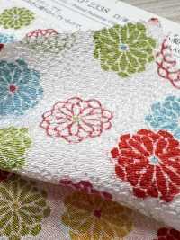 KKP2338-D-HAIKARA Futako Chirimen Haikara Kogiku[Tessile / Tessuto] Uni Textile(Komon Studio) Foto secondaria