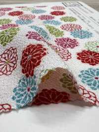 KKP2338-D-HAIKARA Futako Chirimen Haikara Kogiku[Tessile / Tessuto] Uni Textile(Komon Studio) Foto secondaria