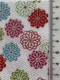 KKP2338-D-HAIKARA Futako Chirimen Haikara Kogiku[Tessile / Tessuto] Uni Textile(Komon Studio) Foto secondaria
