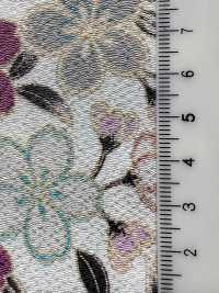 KKP2338-D-SKRZKS Futako Chirimen Fiori Di Ciliegio[Tessile / Tessuto] Uni Textile(Komon Studio) Foto secondaria