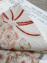 KKP2338-D-SKRMSB Futako Chirimen Sakura Musubi[Tessile / Tessuto] Uni Textile(Komon Studio) Foto secondaria