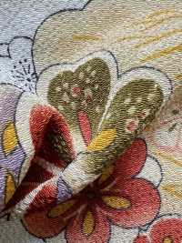 KKP2338-D-SYOCHIKU Futako Chirimen Pino, Bambù E Prugna[Tessile / Tessuto] Uni Textile(Komon Studio) Foto secondaria