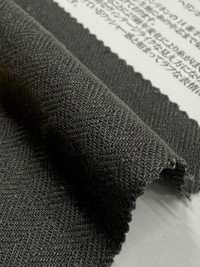 OJE253341 Finitura Lavata Vintage In Cotone Lino Ramiè A Spina Di Pesce[Tessile / Tessuto] Oharayaseni Foto secondaria