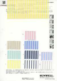 45082 Silphy batista a righe[Tessile / Tessuto] SUNWELL Immagini aggiuntive