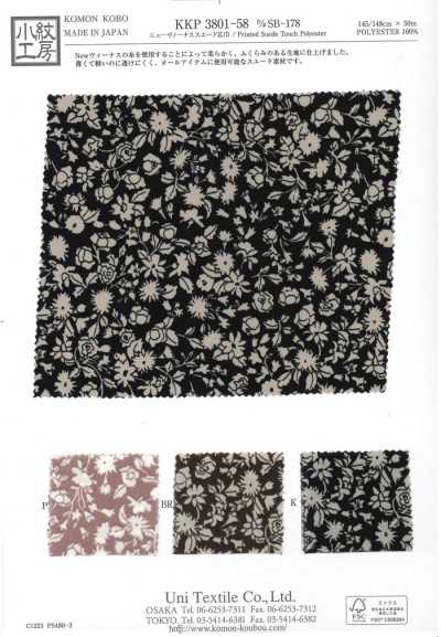 KKP3801-58-DSB-178 Nuovo Venus in suede a larghezza ampia