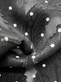 KKP4193-D301-73 Jacquard Tagliato In Chiffon[Tessile / Tessuto] Uni Textile(Komon Studio) Foto secondaria