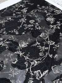 KKP4193-D301-75 Jacquard Tagliato In Chiffon[Tessile / Tessuto] Uni Textile(Komon Studio) Foto secondaria