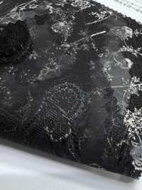 KKP4193-D301-75 Jacquard Tagliato In Chiffon[Tessile / Tessuto] Uni Textile(Komon Studio) Foto secondaria