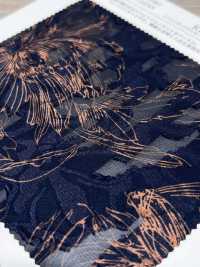 KKP4193-D304-63 Jacquard Tagliato In Chiffon[Tessile / Tessuto] Uni Textile(Komon Studio) Foto secondaria