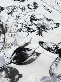 KKP4193-D100-98 Jacquard Tagliato In Chiffon[Tessile / Tessuto] Uni Textile(Komon Studio) Foto secondaria