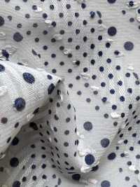 KKP4193-D312-62 Jacquard Tagliato In Chiffon[Tessile / Tessuto] Uni Textile(Komon Studio) Foto secondaria