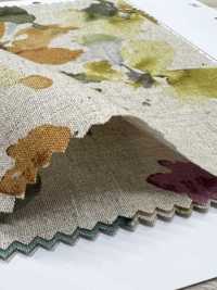 7026-1710-3 CL Loomstate Con Motivo Floreale Ad Acquerello[Tessile / Tessuto] HOKKOH Foto secondaria