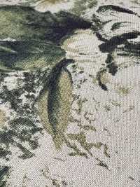 7026-1730-1 Tela Di Lino Con Grandi Fiori[Tessile / Tessuto] HOKKOH Foto secondaria